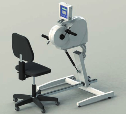 Pedalatore per esercizi braccia - Physio 700 - Tech med Tm - in posizione seduta