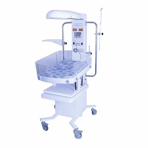 Tavolo di rianimazione neonatale con lampada per fototerapia - IW6000 - AVI Healthcare - su rotelle / ad altezza regolabile