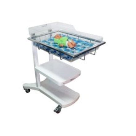 Culla pediatrica con rotelle - BT series - AVI Healthcare - con scomparti / trasparente
