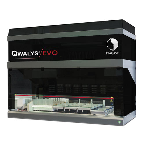 Analizzatore di immunoematologia interamente automatizzato - QWALYS® 3 EVO - Diagast - per diagnosi clinica / di rilevamento / di sangue