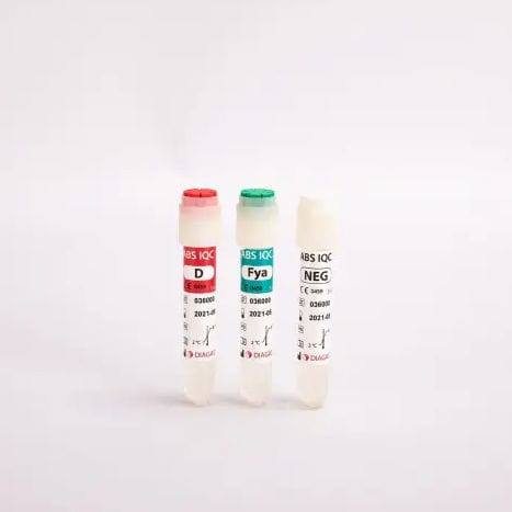 Reagente di controllo qualità - 595 series - Diagast - in soluzione / da laboratorio / per determinazione dei gruppi sanguigni