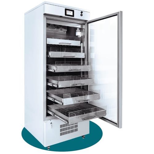 Frigorifero per banca del sangue - EKN 300 - EMSAS - ad armadio / 1 porta / con porta in vetro