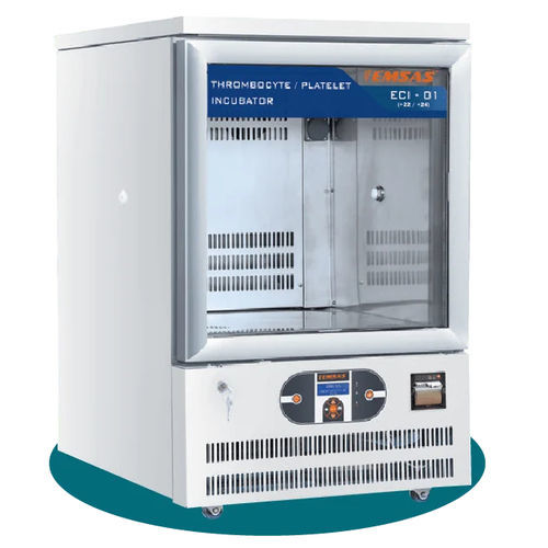 Incubatore da laboratorio per piastrine - ECI 01 - EMSAS - con rotelle / in acciaio inossidabile / 1 porta