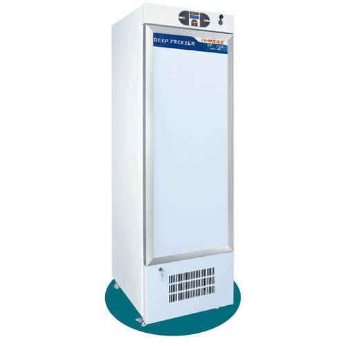 Congelatore per plasma ematico - EF 150 - EMSAS - da laboratorio / con rotelle / 1 porta