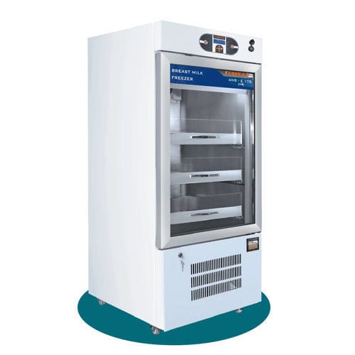 Frigorifero per latte materno - ANS-E 175 - EMSAS - ad armadio / con rotelle / 1 porta