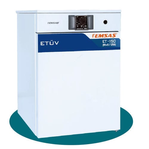 Forno di riscaldamento - ET 150 - EMSAS - da laboratorio / in acciaio inossidabile / 1 porta