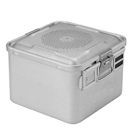 Contenitore di sterilizzazione per strumenti - 19E-19 series - Erbrich Instrumente - perforato / non perforato / con griglia