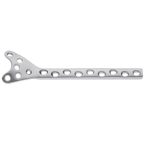 Placca di compressione per femore - 3-8 series - Erbrich Instrumente - laterale / distale / in metallo
