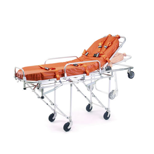 Barella con carrello da trasporto - 26S - Ferno International - di emergenza / manuale / ad altezza regolabile