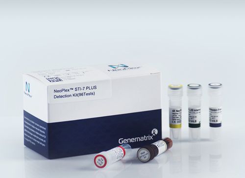 Kit di test per malattie veneree - NeoPlex™ STI-7 PLUS - Genematrix Inc. - del virus dell'herpes simplex / del Treponema pallidum / di Candida albicans