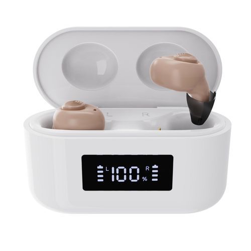 Audioprotesi ITE - JH-A19A - Huizhou Jinghao Medical Technology - con riduzione del rumore / con telecoil / ricaricabile