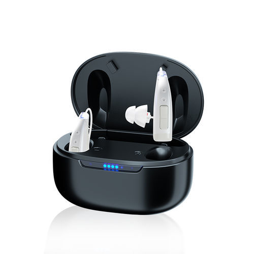 Audioprotesi RIC - JH-DW3E - Huizhou Jinghao Medical Technology - a tenuta stagna / con controllo remoto / con riduzione del rumore