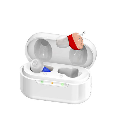 Audioprotesi CIC - JH-A17BT - Huizhou Jinghao Medical Technology - con riduzione del rumore / ricaricabile / bianca