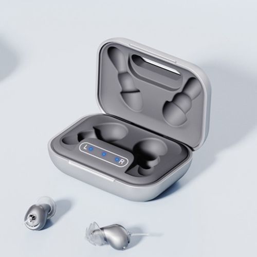 Audioprotesi CIC - JH-A40C - Huizhou Jinghao Medical Technology - con controllo remoto / ricaricabile / con riduzione del rumore