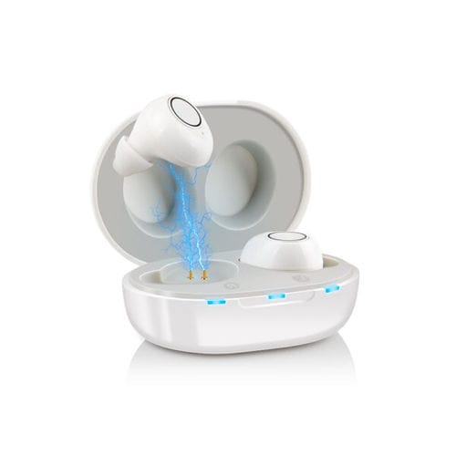 Audioprotesi ITE - JH-A39 - Huizhou Jinghao Medical Technology - ricaricabile / con riduzione del rumore / nera