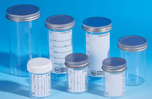 Contenitore per campioni in polipropilene - SCxxxx series - International Scientific Supplies Ltd - in polistirene / con tappo a vite