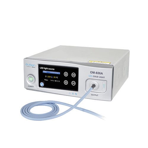 Fonte di luce per endoscopio - OM-826A - Jiangsu Ouman Electronic Equipment - per strumenti chirurgici / LED / a luce fredda