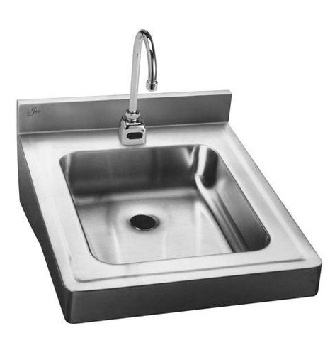 Lavandino 1 postazione - HCL-23520-S - Just Manufacturing - in acciaio inossidabile / con comando ad infrarossi / a parete