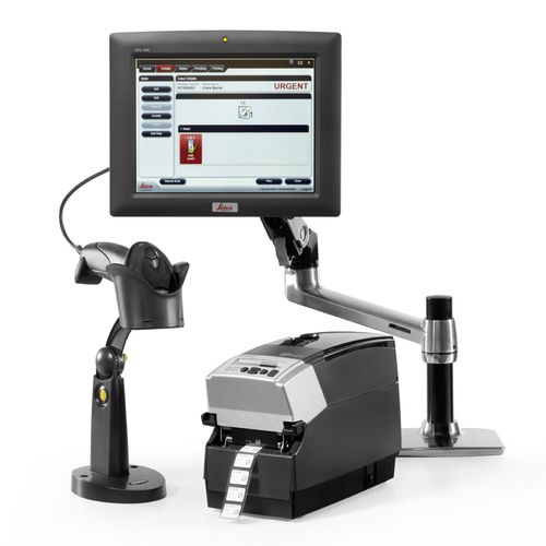Stampante termica - Cognitive Cxi - Leica Biosystems - per etichette con codice a barre / compatta