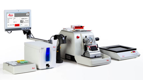 Stampante per vetrini per microscopio - HistoCore PERMA S - Leica Biosystems - per istopatologia / compatta / da laboratorio