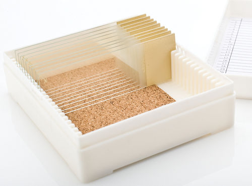 Accessorio di stoccaggio da laboratorio - 3802500 - Leica Biosystems - per trasporto di campioni / per vetrini per microscopio / di stoccaggio