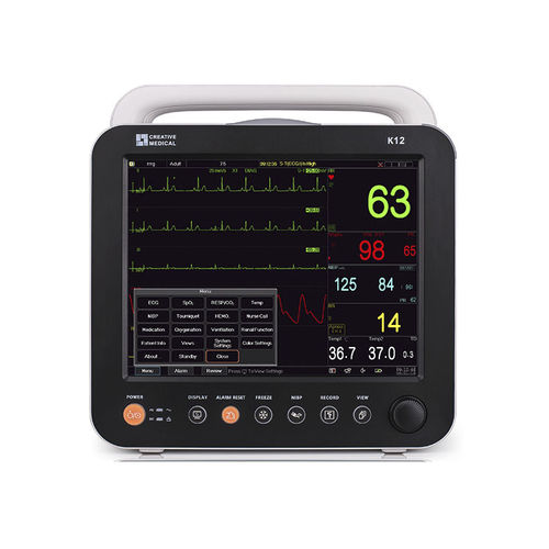 Monitor multiparametrico portatile - K12 - Lepu Medical - comodino / ECG / RESP