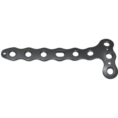 Placca di compressione per tibia - T - Lepu Medical - prossimale / bloccata / in titanio