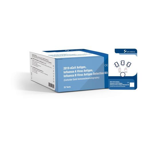 Kit di test per malattie infettive - Lepu Medical - per antigeni / SARS-COV-2 / dell'influenza A