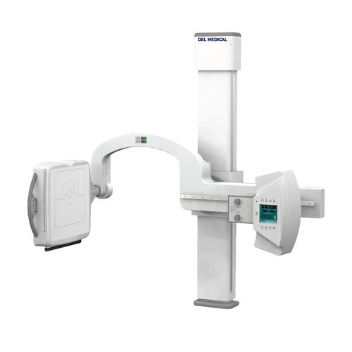 Sistema di radiografia digitale - DEL Medical - per radiografia multidisciplinare / senza tavolo / con braccio portatubo rotante