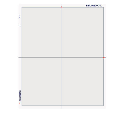 Rilevatore a pannello piatto per radiografia multidisciplinare - E14C - DEL Medical - portatile / con connessione wireless / 14 x 17