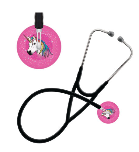 Stetoscopio cardiologico - Unicorn - UltraScope - a padiglione singolo / in acciaio inossidabile