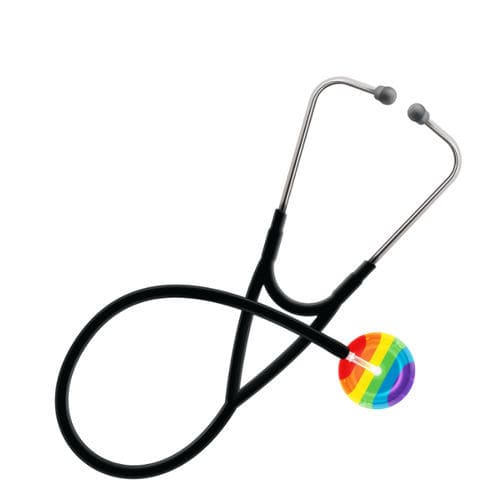Stetoscopio cardiologico - Rainbow - UltraScope - a padiglione singolo / in acciaio inossidabile