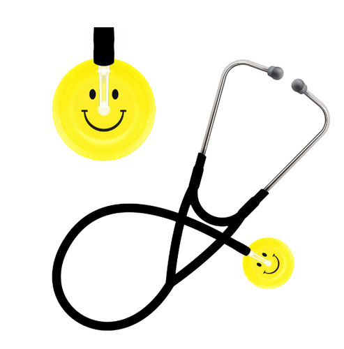 Stetoscopio cardiologico - Smiley  - UltraScope - a padiglione singolo / in acciaio inossidabile