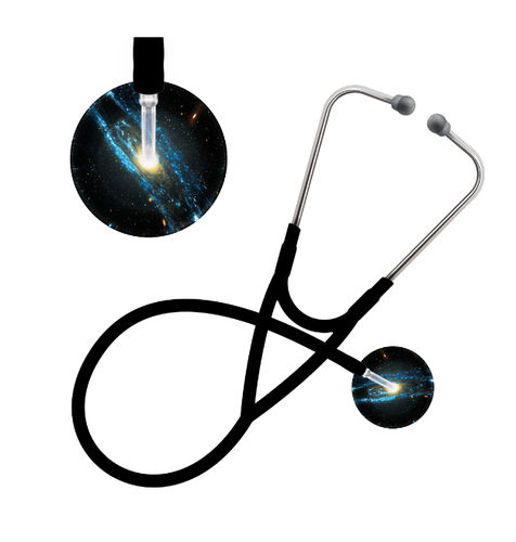 Stetoscopio cardiologico - Outer Space - UltraScope - a padiglione singolo / in acciaio inossidabile