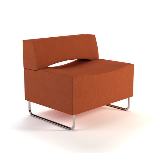 Divano per sala d'attesa - BURTON - ERG international - 2 posti / design