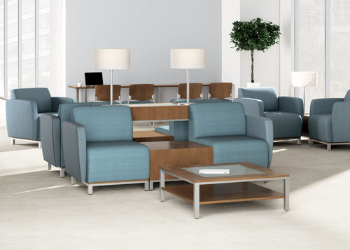 Divano per sala d'attesa - Swift - National Office Furniture - 4 posti / 3 posti / design