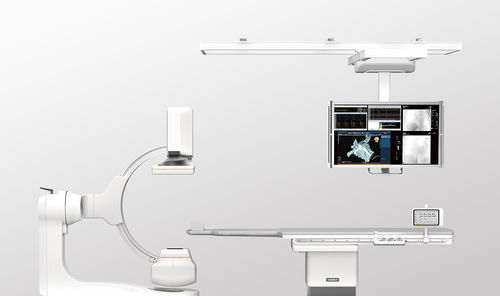 Sistema di radiografia digitale - CGO-2100 Pro - Beijing Wandong Medical Technology - per angiografia / con amplificatore di brillanza fissato a pavimento