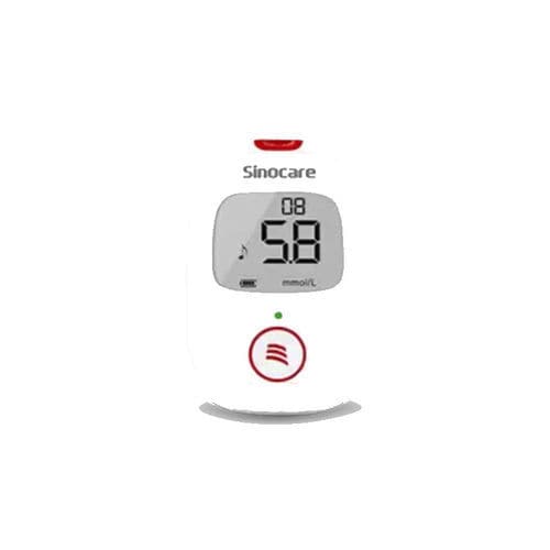 Glucometro GDH-FAD - Safe AQ Voice - Sinocare - per ospedali / senza codice / con risposta vocale