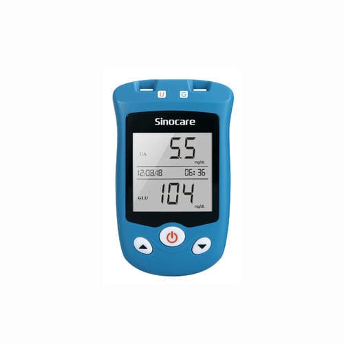 Glucometro automatico - Safe AQ UG - Sinocare - acido urico / con autocondificazione