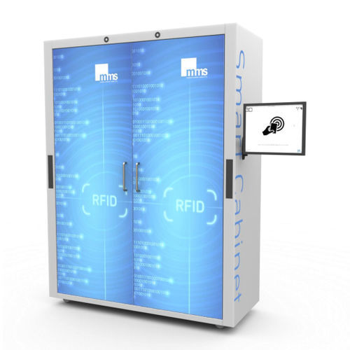 Armadio per ospedale - SM019999986 - MEDICAL MODULAR SYSTEM S.A. (MMS) - con sportello / da incasso / con tecnologia RFID