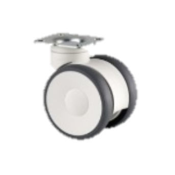 Ruota per carrello medico - SW594012504 - MEDICAL MODULAR SYSTEM S.A. (MMS) - con freno