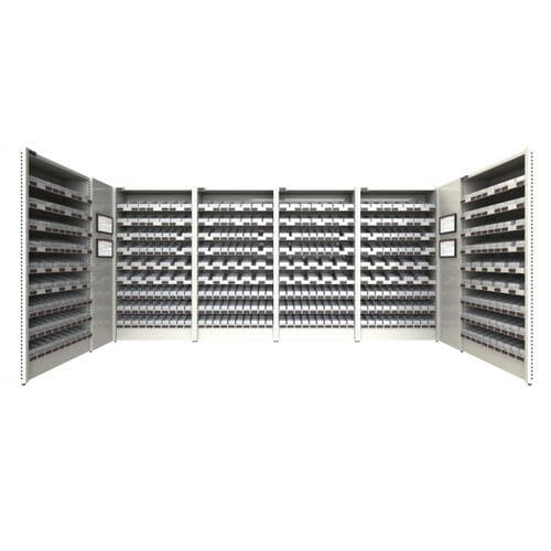 Scaffalatura modulare - MMSpharma® - MEDICAL MODULAR SYSTEM S.A. (MMS) - per farmacia