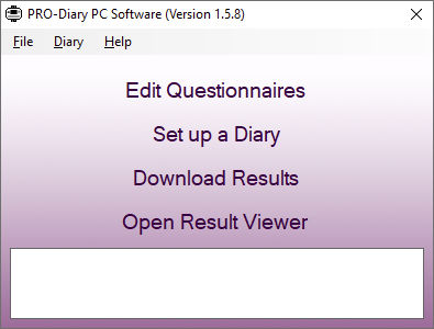 Software medico - PRO-Diary - CamNtech - di analisi / Windows