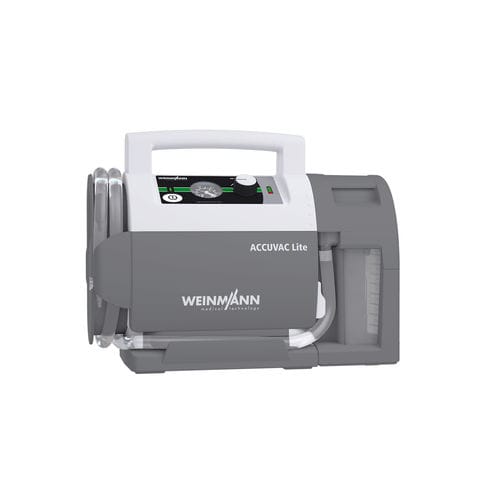 Aspiratore di muco elettrico - ACCUVAC Lite - WEINMANN Emergency Medical Technology - per situazioni di emergenza a bordo / portatile