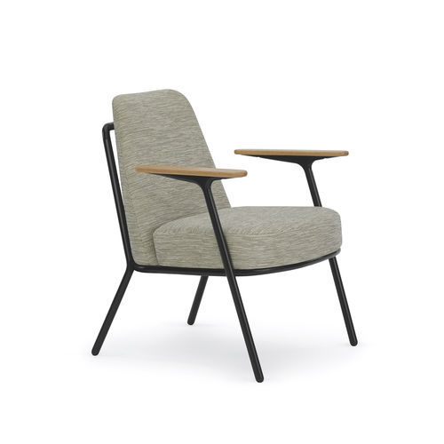 Sedia per sala d'attesa - Kuvi Lounge - Encore - con braccioli / con rotelle / con tavolo