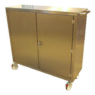 Carrello medico - Goldsworth - di trasferimento / di pulizia / in acciaio inossidabile