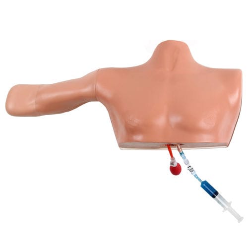 Simulatore di paziente per ecografia - PICCLineMan - Simulab Corporation - per cateterismo centrale tramite via periferica / di anatomia / di torso