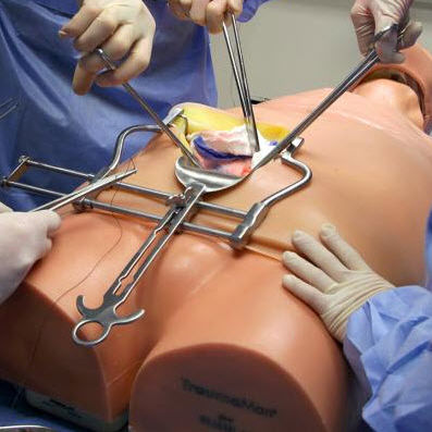 Simulatore di paziente per laparascopia - SA-1130 - Simulab Corporation - per chirurgia addominale / con trauma / monitor