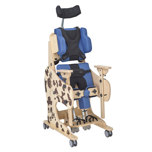 Verticalizzatore manuale - DALMATIAN invento™ - Akces-Med - con rotelle / per deambulazione / con imbracatura