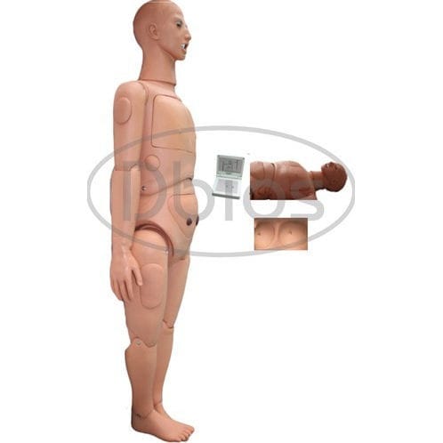 Manichino didattico per cure infermieristiche - DESH BIOLOGICAL WORKS - per intubazione / per tracheotomia / per RCP